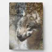 Wolf Fotoplatte (Vorderseite)