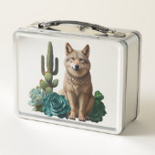 Wolf Four Metall Brotdose (Rückseite)