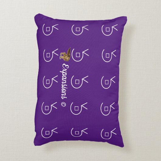 Wolf Frequency Pillow Dekokissen (Rückseite(Vertikal))