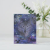 Wolf - Führer des Pakets Postkarte (Stehend Vorderseite)