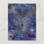 Wolf - Führer des Pakets Postkarte (Vorderseite)