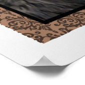 Wolf für meinen Sohn Vergiss nie die Liebe, dein V Poster (Ecke)