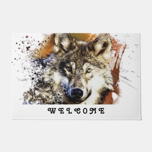 Wolf Fußmatte (Vorderseite)
