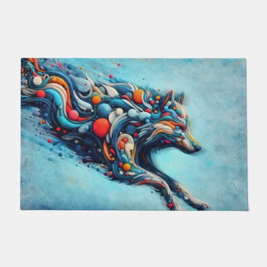 Wolf Fußmatte (Vorderseite)
