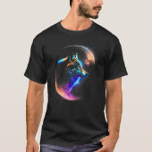 Wolf Galaxy T-Shirt (Vorderseite)