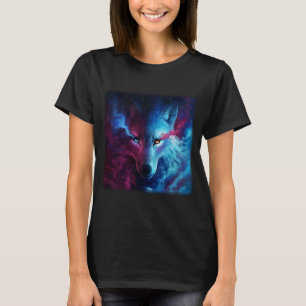 Wolf Galaxy Wolf für Männer und Frauen T-Shirt