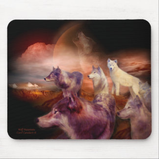 Wolf-Gebirgskunst Mousepad