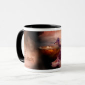 Wolf-Gebirgskunst-Tasse Tasse (Vorderseite Links)