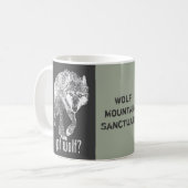 Wolf-Gebirgsschongebiet - got Wolf-Kaffee-Tasse Kaffeetasse (Vorderseite Links)
