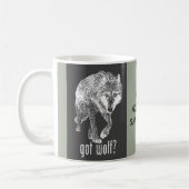 Wolf-Gebirgsschongebiet - got Wolf-Kaffee-Tasse Kaffeetasse (Links)
