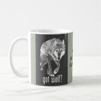 Wolf-Gebirgsschongebiet - got Wolf-Kaffee-Tasse Kaffeetasse