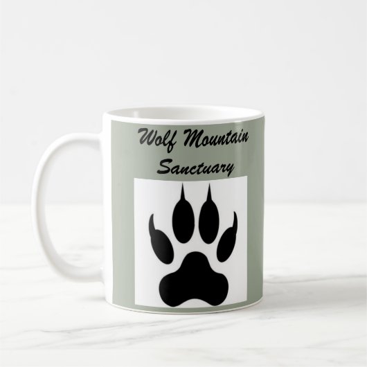 Wolf-Gebirgstatzen-Kaffee-Tasse Kaffeetasse (Links)