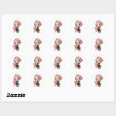 Wolf Geboren Chibi Stickers (Blatt)