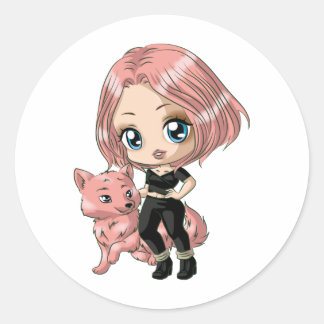 Wolf Geboren Chibi Stickers