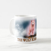 Wolf Geboren Trilogie Kaffee Tasse (Vorderseite Links)