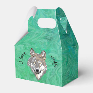 Wolf - Gefälligkeitsbox Geschenkschachtel