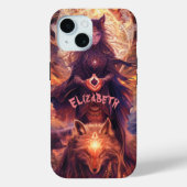 Wolf-Geist Case-Mate iPhone Hülle (Rückseite)