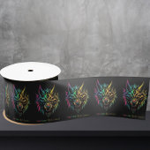 Wolf Geist Fenrir Wölfe Gesicht Geschenkverpackung Satinband