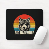 Wolf-Geist großer und böser Wolf Wolfsrudel lustig Mousepad (Mit Mouse)