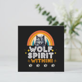 Wolf Geist im Inneren (Stehend Vorderseite)