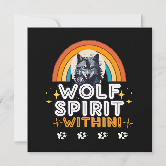 Wolf Geist im Inneren (Vorderseite)