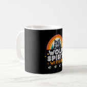 Wolf Geist im Inneren Kaffeetasse (Vorderseite Links)