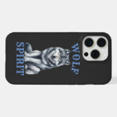 Wolf Geist iPhone Hülle (Rückseite (Horizontal))