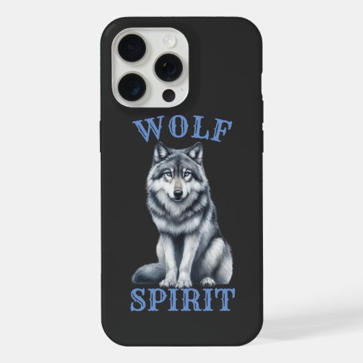 Wolf Geist iPhone Hülle (Rückseite)