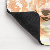 Wolf-Geist-Kunstwerk Mousepad (Ecke)