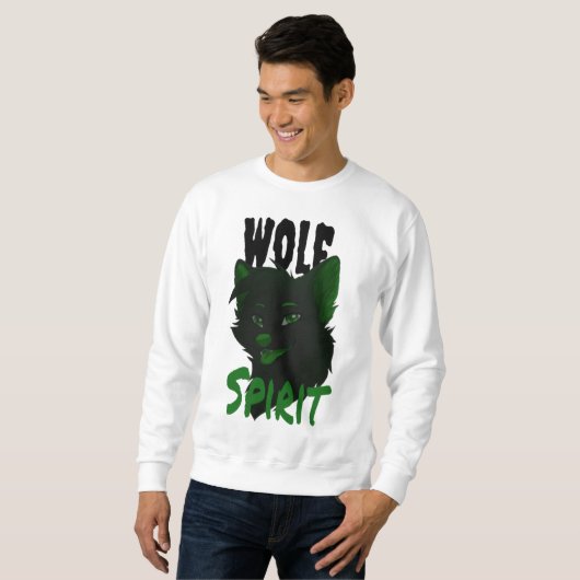 Wolf-Geist Sweatshirt (Vorne ganz)