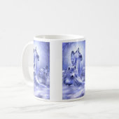 Wolf-Geist-Tasse Kaffeetasse (Vorderseite Links)
