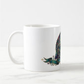 Wolf-Geist-Tier Himmels-Art Nouveau Kaffeetasse (Links)
