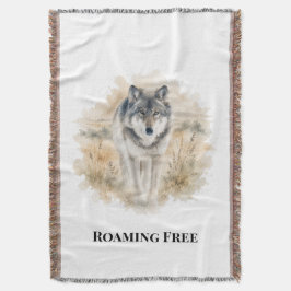 Wolf-Geist Western Cabin Comfort Decke