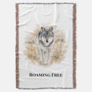 Wolf-Geist Western Cabin Comfort Decke