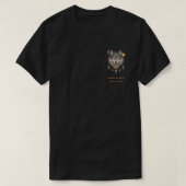 Wolf-Geisttier | Boho-Wolf-Totem T-Shirt (Design vorne)