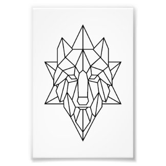 Wolf geometric art Wall Art Décor Posters  Fotodruck
