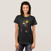 Wolf geometrisch, Kunsttiermotiv, Wolf T-Shirt (Vorne ganz)