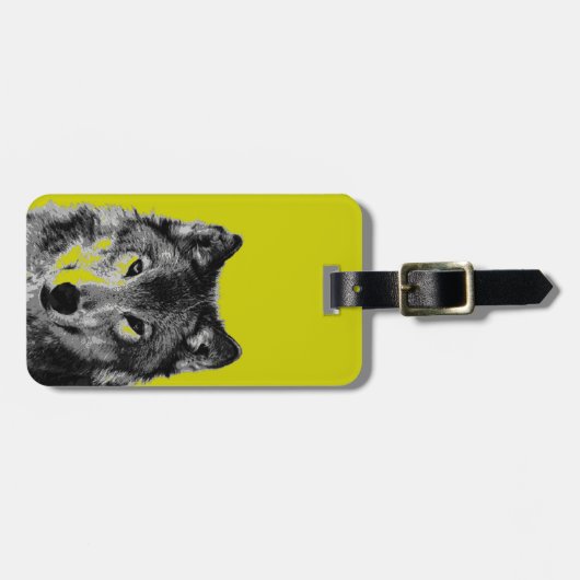 Wolf Gepäckanhänger (Vorderseite horizontal)