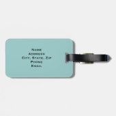 Wolf Gepäckanhänger (Rückseite horizontal)