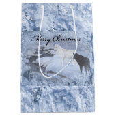 Wolf-Geschenk-Tasche - Medium, Matt Mittlere Geschenktüte (Vorderseite)