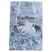 Wolf-Geschenk-Tasche - Medium, Matt Mittlere Geschenktüte (Rückseite)