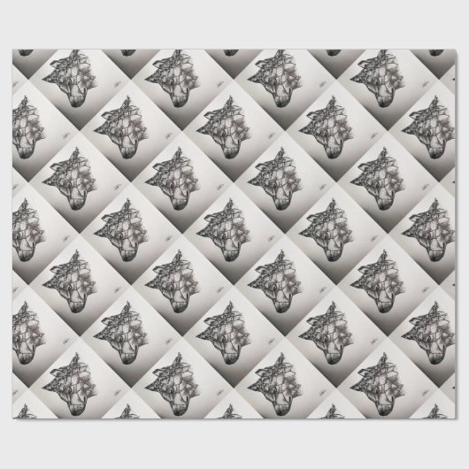 Wolf Geschenkpapier (Flach)