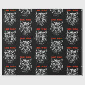 Wolf Geschenkpapier (Flach)