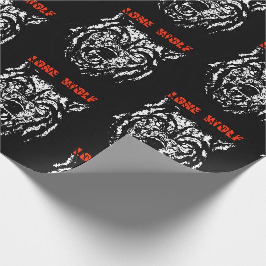 Wolf Geschenkpapier (Ecke)