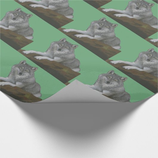 Wolf Geschenkpapier (Ecke)