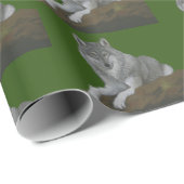 Wolf Geschenkpapier (Rolleneckpunkt)