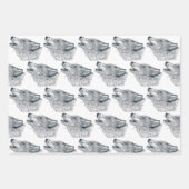 Wölf Geschenkpapier Set (Vorderseite 2)