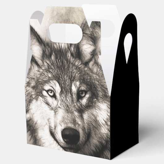 Wolf Geschenkschachtel (Geöffnet)