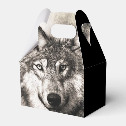 Wolf Geschenkschachtel (Vorderseite)