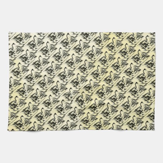 Wolf Geschirrtuch (Horizontal)